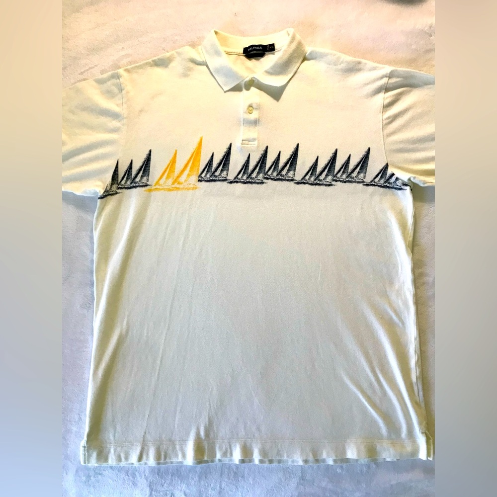 NAUTICA Sailing ⛵️ Polo Shirt Mens Size XXL